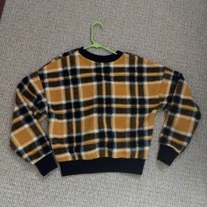 Flannel sweater